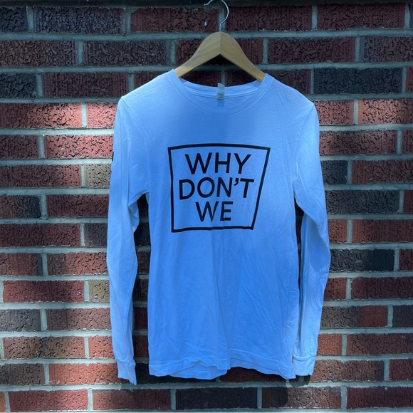 Other - White and Black Why Don’t We Long Sleeve Tee Shirt